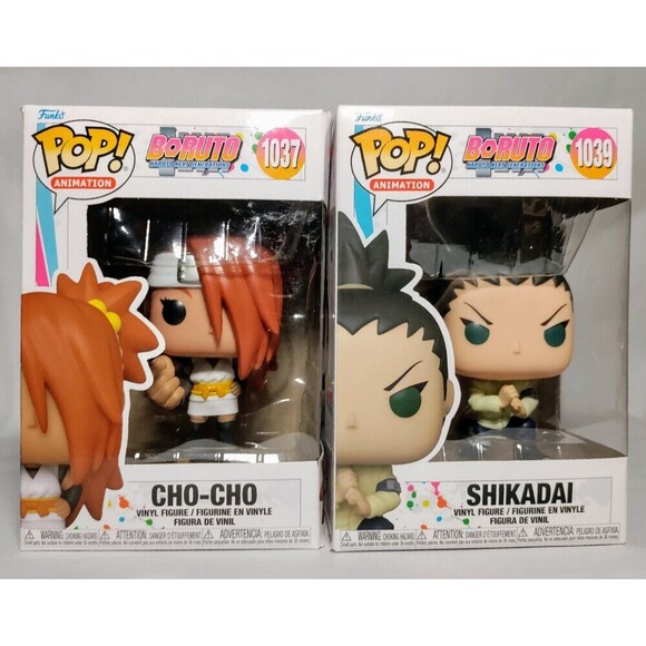 Boruto Manga Cho-Cho and Shikadai Naruto Next Generation Funko Pop's - Picture 1 of 2